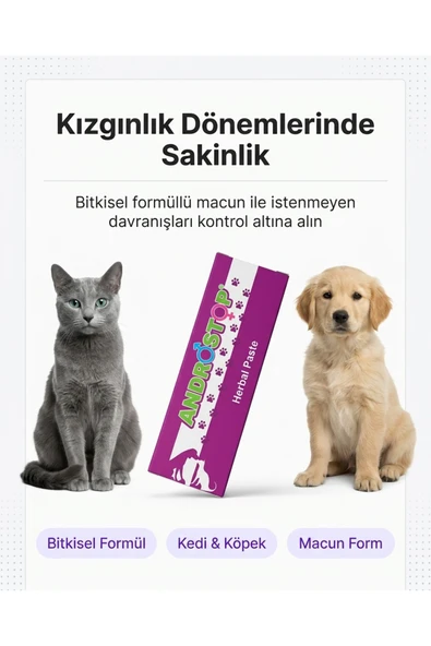AC FARMA Kızgınlık Önleyici Macun Kedi & Köpek – İdrar İşaretleme Karşıtı Destek Androstop ürün görseli 1