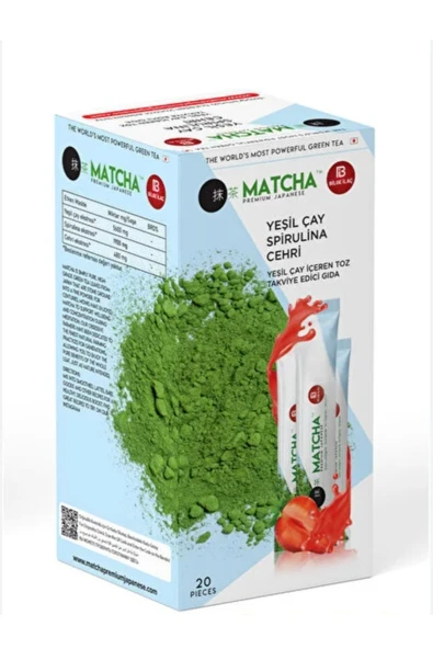 Bilge İlaç Çilek Aromalı Matcha Çayı ürün görseli 1