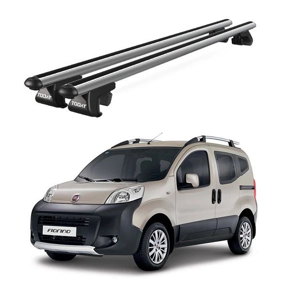 Venüs Fiat Fiorino (2007-2024) Uyumlu Gri Ara Atkı Port Bagaj Tavan Barı ürün görseli 1