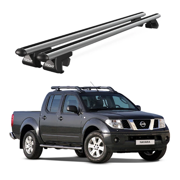 Venüs Nissan Navara (2005-2014) Uyumlu Gri Ara Atkı Port Bagaj Tavan Barı ürün görseli 1