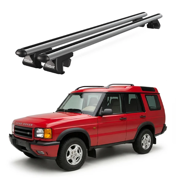 Venüs Land Rover Discovery (1998-2004) Uyumlu Gri Ara Atkı Port Bagaj Tavan Barı ürün görseli 1
