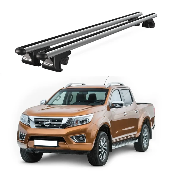 Venüs Nissan Navara (2014-2021) Uyumlu Gri Ara Atkı Port Bagaj Tavan Barı ürün görseli 1