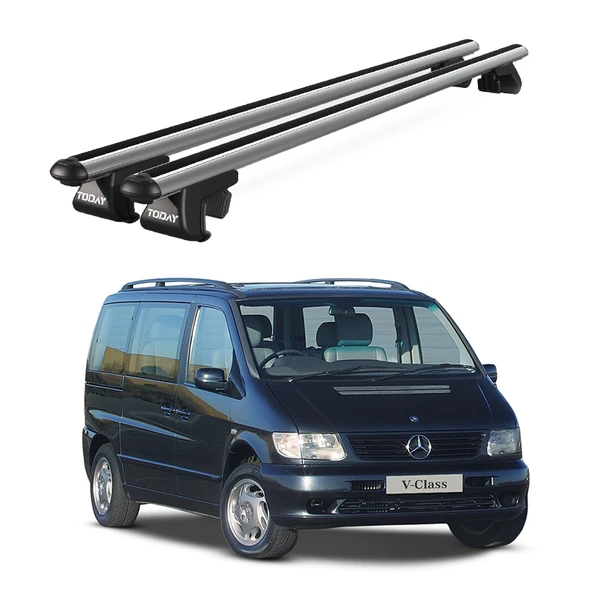Venüs Mercedes-Benz V Series (1996-2003) Uyumlu Gri Ara Atkı Port Bagaj Tavan Barı ürün görseli 1