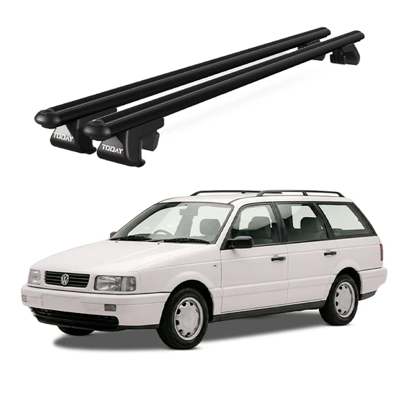 Venüs Volkswagen Passat Variant (1990-1996) Uyumlu Siyah Ara Atkı Port Bagaj Tavan Barı ürün görseli 1