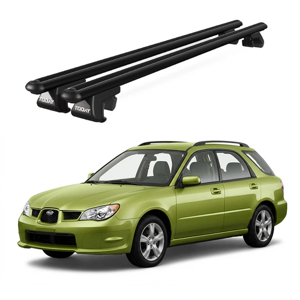 Venüs Subaru İmpreza (2005-2010) Uyumlu Siyah Ara Atkı Port Bagaj Tavan Barı ürün görseli 1