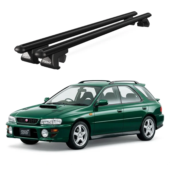 Venüs Subaru İmpreza (1993-2000) Uyumlu Siyah Ara Atkı Port Bagaj Tavan Barı ürün görseli 1