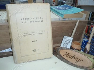 KANUNLARIMIZDA USUL HÜKÜMLERİ CİLT I ürün görseli 1