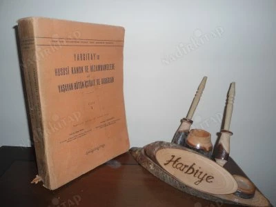 YARGITAY'IN HUSUSİ KANUN VE NİZAMNAMELERE AİT YAŞAYAN BÜTÜN İÇTİHAT VE KARARLARI CİLT 1 ürün görseli 1