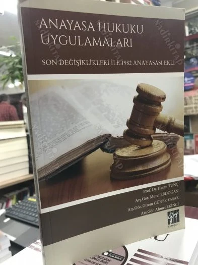 ANAYASA HUKUKU UYGULAMALARI - SON DEĞİŞİKLİKLERİ İLE 1982 ANAYASASI EKLİ ürün görseli 1