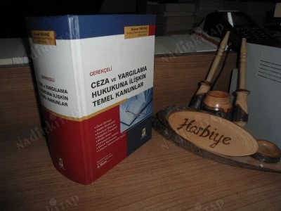 GEREKÇELİ CEZA VE YARGILAMA HUKUKUNA İLİŞKİN TEMEL KANUNLAR - CİLTLİ ürün görseli 1