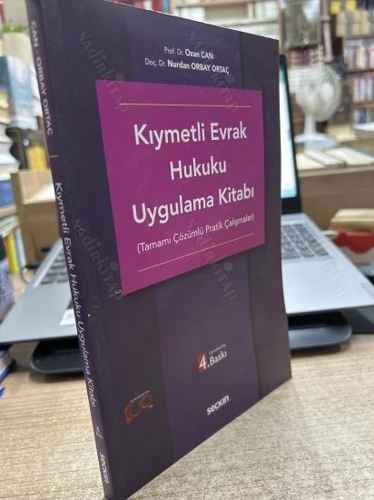 KIYMETLİ EVRAK HUKUKU UYGULAMA KİTABI (TAMAMI ÇÖZÜMLÜ PRATİK ÇALIŞMALAR) ürün görseli 1