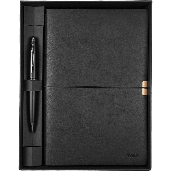 PREMIUM DEFTER TOLEDO A5 SIYAH+TUKENMEZ MAT SIYAH ürün görseli 1