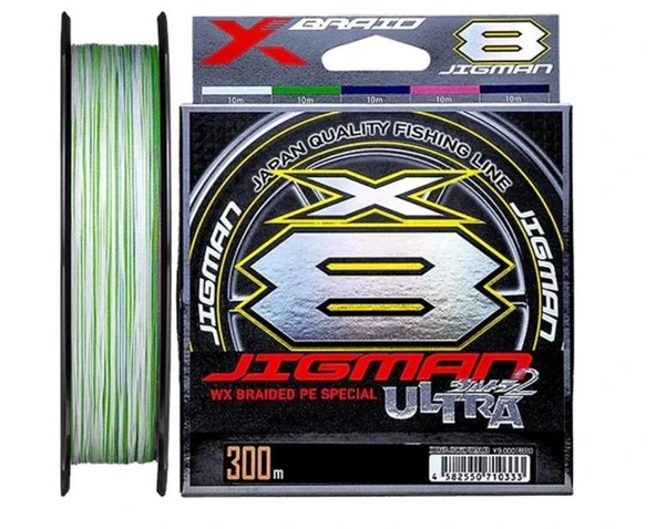YGK Jigman Ultra PE X8 300m 30LB 0,205mm ürün görseli 1