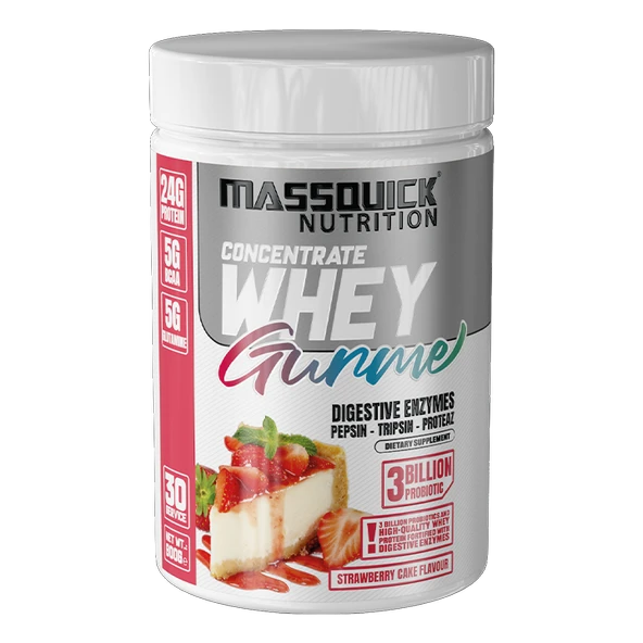 Gurme Whey Protein Çilekli Pasta Aromalı 900g - 30 Servis ürün görseli 1
