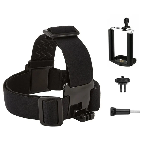 Cep Telefonu Uyumlu Kafa Bandı Vlog Video Çekim Seti Phone Holder Head Strap ürün görseli 1