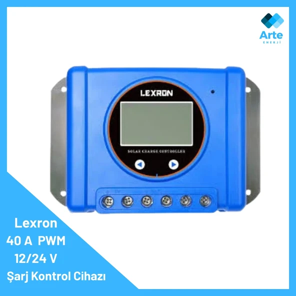 Lexron 40 A PWM Şarj Kontrol Cihazı ürün görseli 1
