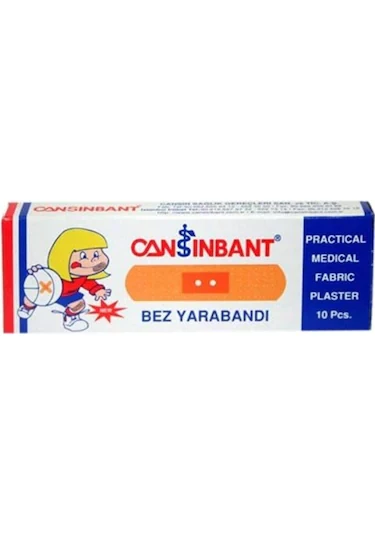 Cansın Bant 10'lu Bez Yara Bandı 10 pc. ürün görseli 1