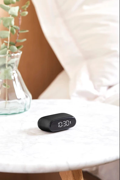 Lexon Minut Alarm Saat Siyah - Resim 7