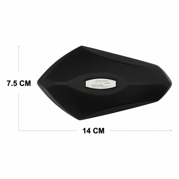 GP Kompozit Universal 7.5x14cm Grenaj Koruma Siyah - Resim 2