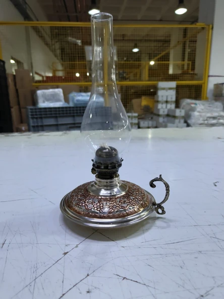Morya Bakır Gaz Lambası Dekoratif Yassı ürün görseli 1