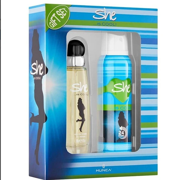 SHE COOL TNK KOFRE (W) EDT+DEO+BL R18 ürün görseli 1