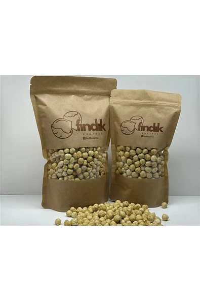 1.5 Kg Kavrulmuş Fındık Kraft Paket Pencereli ürün görseli 1