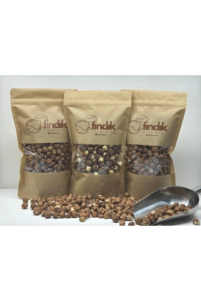 NATUREL FINDIK 1 KG KAVRULMUŞ KABUKLU ÇITLAK FINDIK 500 GR ürün görseli 1