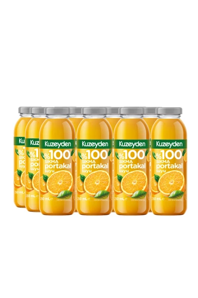 %100 Sıkma Portakal Suyu (12x250ml) ürün görseli 1