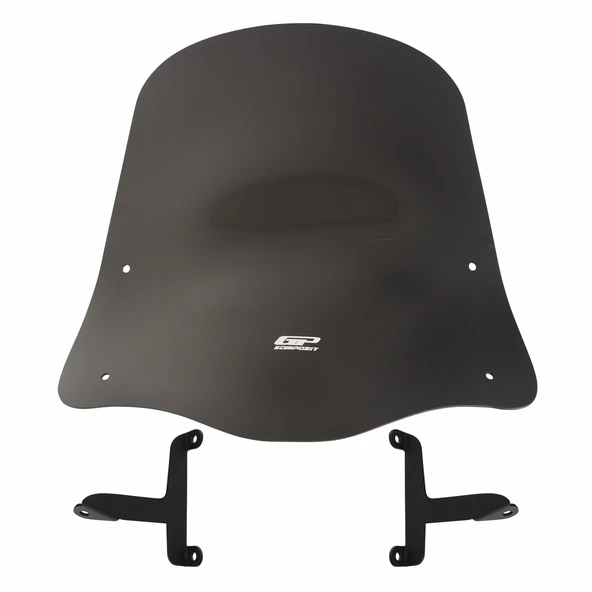 GP Kompozit Scooter Universal 2020 Uyumlu Ön Cam Siyah ürün görseli 1