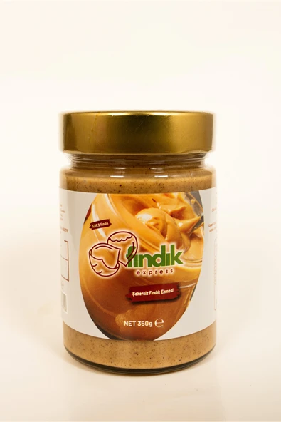 Şeker ilavesiz Doğal Fındık Ezmesi % 99.9 Fındık 300 gr ürün görseli 1