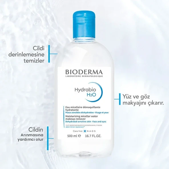 BİODERMA HYDRABİO H2O 2X500ML - Resim 2