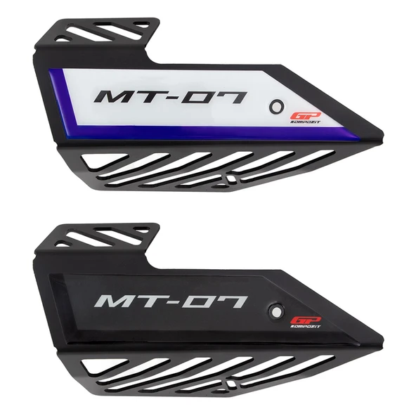 GP Kompozit Yamaha MT-07 2014-2021 Uyumlu Egzoz Koruma Kapağı Siyah ürün görseli 1