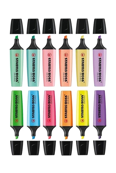 Stabilo 6 Pastel 6 Canlı Renk Boss ürün görseli 1
