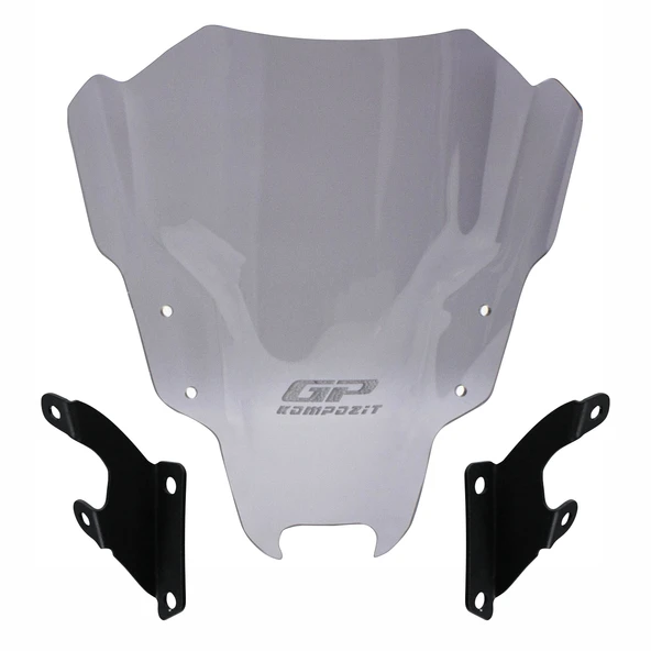 GP Kompozit Yamaha MT-07 2021-2023 Uyumlu Ön Cam Füme ürün görseli 1