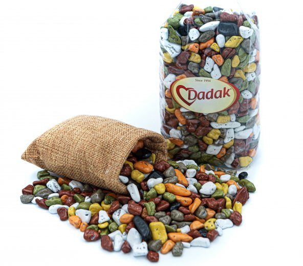 Dadak Lokum ve Kuruyemiş Çakıl Taşı Draje 500 Gram ürün görseli 1