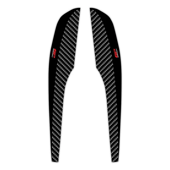 GP Kompozit Honda PCX 125 / 150 2018-2020 Uyumlu Kuyruk Yan Pad Siyah ürün görseli 1
