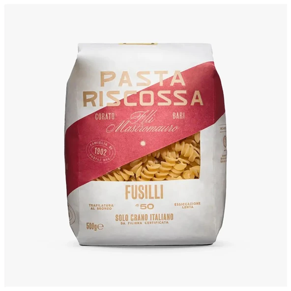 Riscossa Fusilli/ Burgu Makarna 500 g e ürün görseli 1