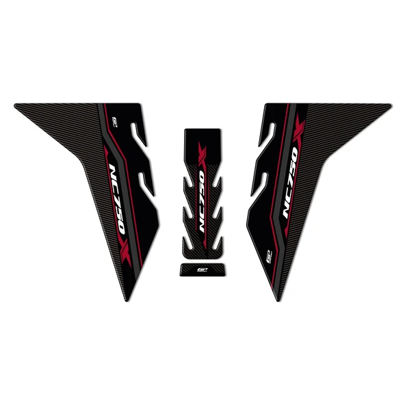 GP Kompozit Honda NC 750 X 2021-2024 Uyumlu Tank Pad Seti Bordo ürün görseli 1