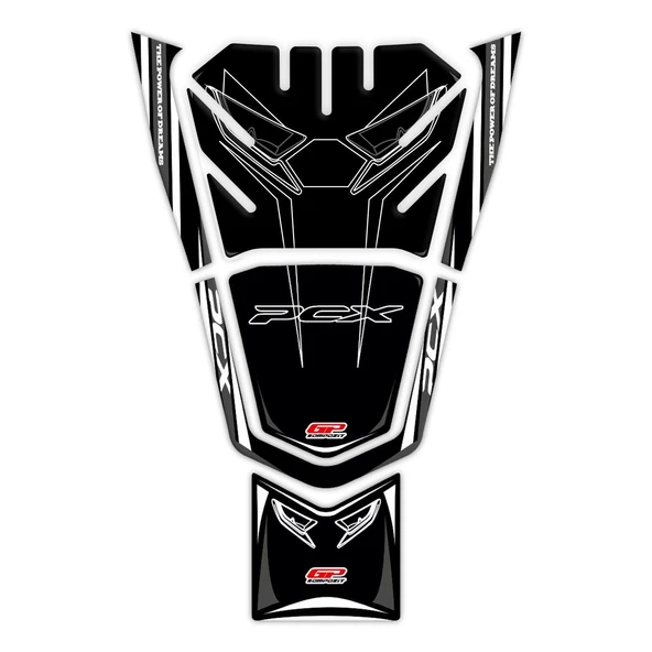 GP Kompozit Honda PCX 125 2021-2024 Uyumlu Tank Pad Gri ürün görseli 1