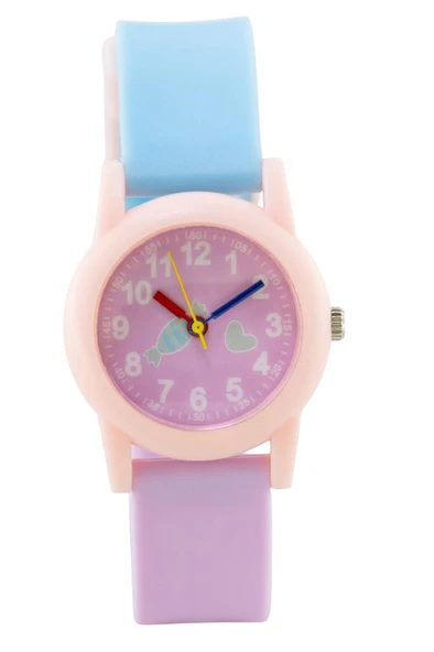 Şeker Desenli Açık Pembe Kız Çocuk Kol Saati Analog Saat ST-304417 ürün görseli 1