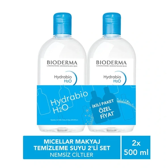 BİODERMA HYDRABİO H2O 2X500ML ürün görseli 1