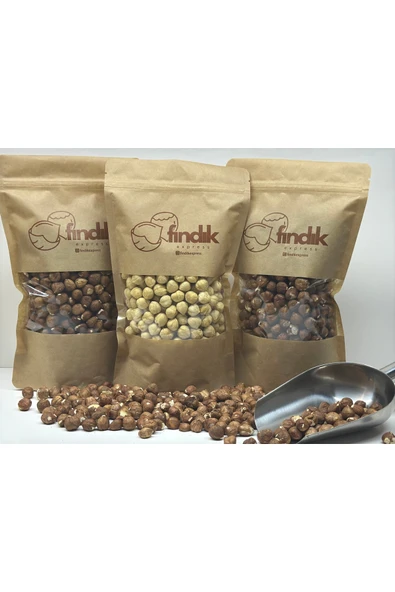 1 KG NATUREL İÇ FINDIK 500 GR KAVRULMUŞ İÇ FINDIK İRİ BOY ürün görseli 1