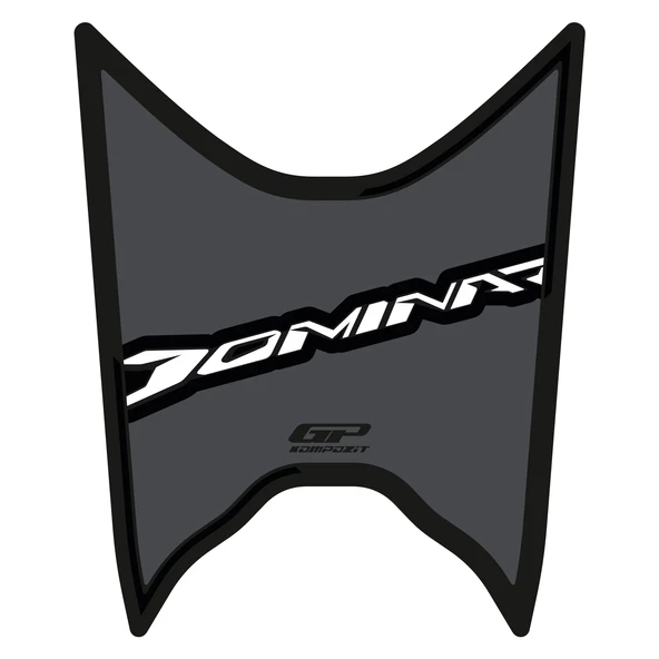 GP Kompozit Bajaj Dominar 250 / 400 2020-2024 Uyumlu Tank Pad Gri ürün görseli 1