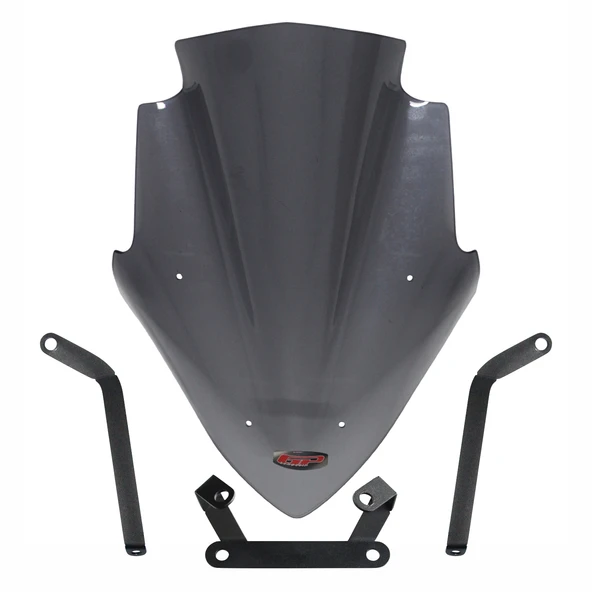 GP Kompozit Bajaj Pulsar NS 200 2011-2024 Uyumlu Ön Cam Füme ürün görseli 1