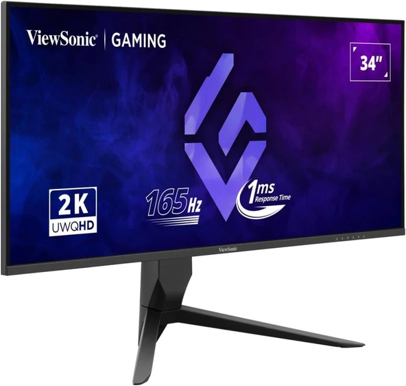 ViewSonic VX3480-2K-PRO 34" 1 ms WQHD Pivot 165 Hz Oyuncu Monitörü Teşhir ürün görseli 1