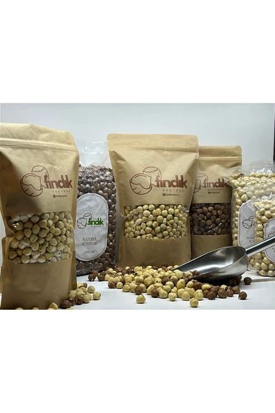 MEGA PAKET KAVRULMUŞ İÇ FINDIK NATUREL İÇ FINDIK VE FINDIK UNU ürün görseli 1