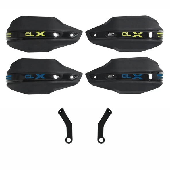 GP Kompozit CF Moto 250 CL-X 2022-2024 Uyumlu Plastik Elcik Koruma Siyah ürün görseli 1