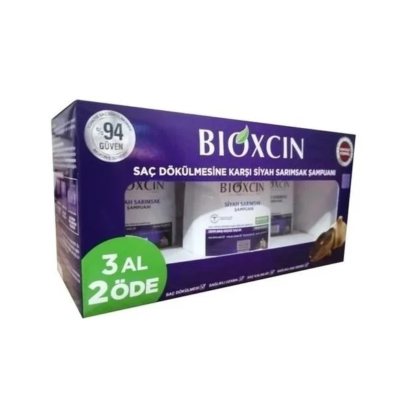 BİOXCİN SİYAH SARIMSAK ŞAMPUANI 300 ML - 3 AL 2 ÖDE ürün görseli 1