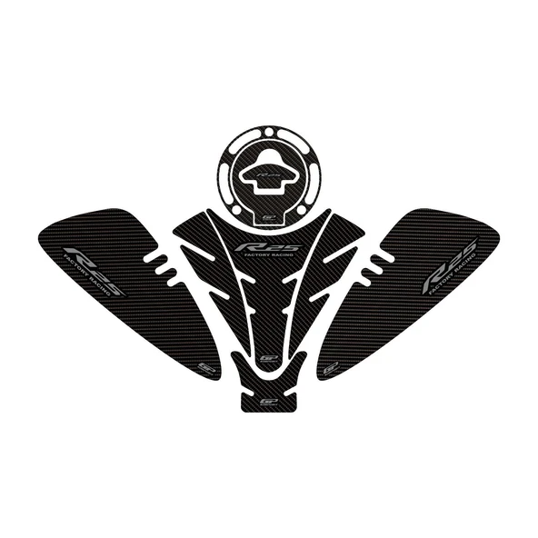GP Kompozit Yamaha R25 2019-2024 Uyumlu Tank Pad Seti Karbon ürün görseli 1