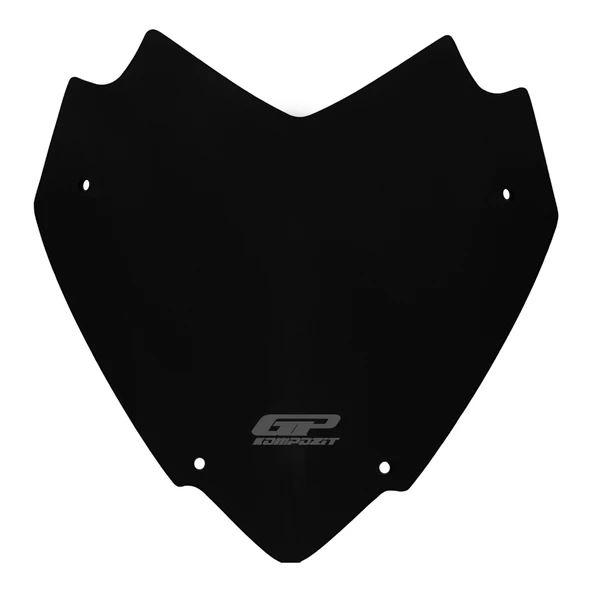 GP Kompozit Yamaha XMAX 2018-2023 Uyumlu Spor Ön Cam Siyah ürün görseli 1